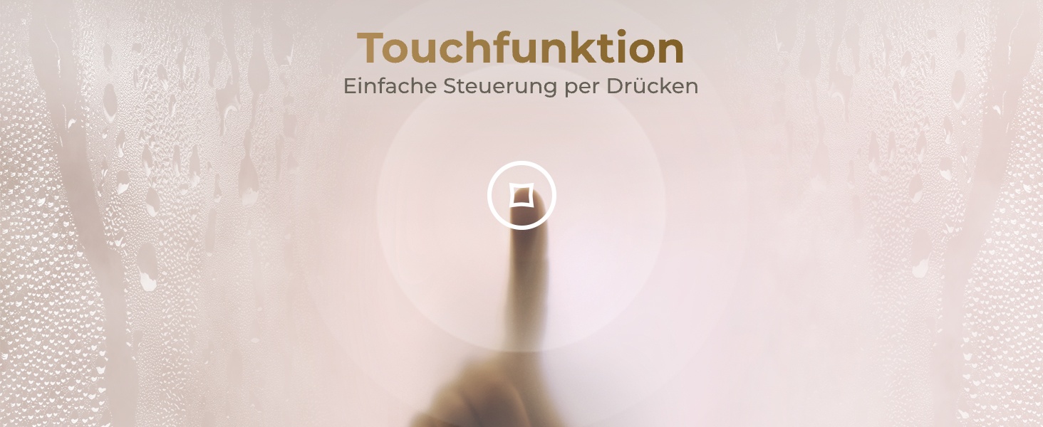 Дзеркало для ванної кімнати з підсвічуванням LED 80x60 см, регульоване, з протитуманним покриттям, вертикальна/горизонтальна установка, 3 кольори світла (3000K/4000K/6500K)