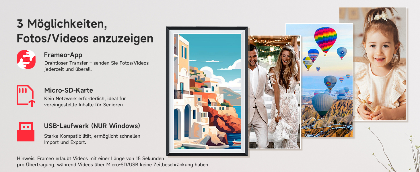 Цифровий фотоальбом FRAMEO 15.6