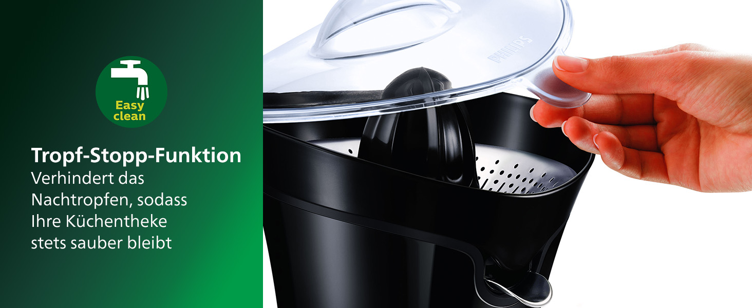 Цитрусовий прес Philips HR2752/90 85 Вт з системою QuickClean та захистом від крапель