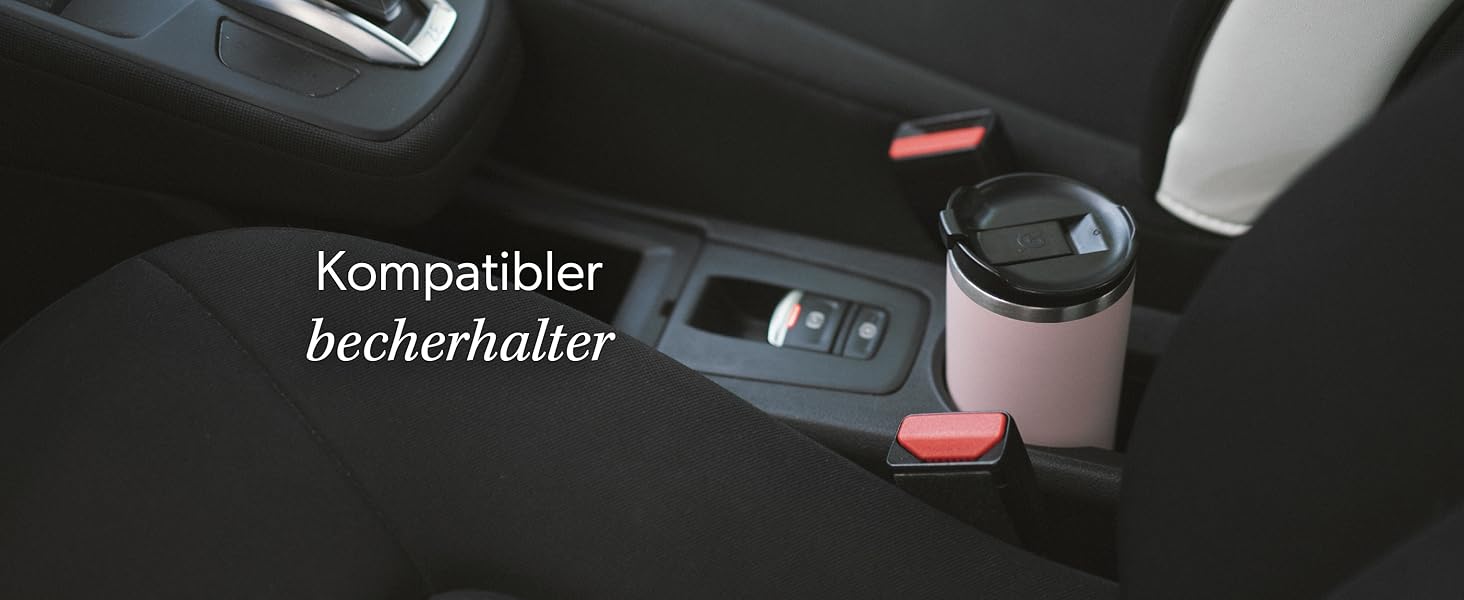 Термокружка QWETCH 240 мл, нержавіюча сталь, чорна - для кави та чаю, зберігає тепло 6 год, холод 12 год, BPA-free, без витоку, багаторазова