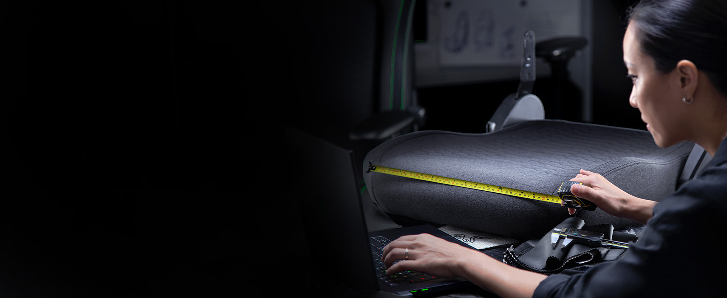Ігровий крісло Razer Iskur V2 X з підтримкою попереку (м'яка тканина, 2D підлокітники, щільна піна)