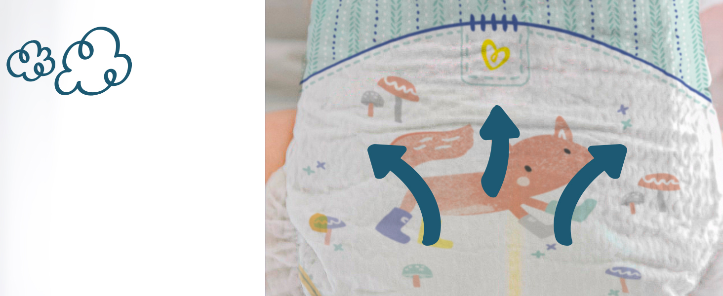 Підгузки Pampers Premium Protection розмір 1 (2-5 кг), 56 шт