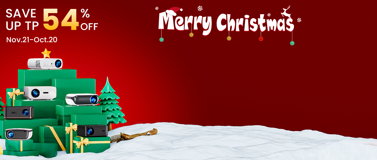 Відеопроектор Beamer 4K з Wi-Fi, Bluetooth, 8000 люмен, 1080P HD, підтримка Fire Stick, PS5, HDMI