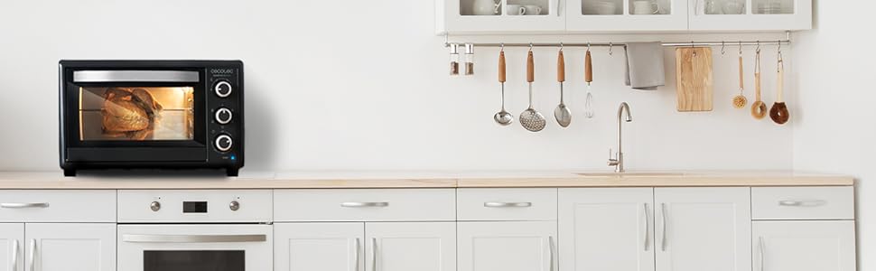 Мультиварка Cecotec Bake&Toast 1090 Black: 1000 Вт, 30 л, таймер, регулювання температури, решітка-гриль, лопатка