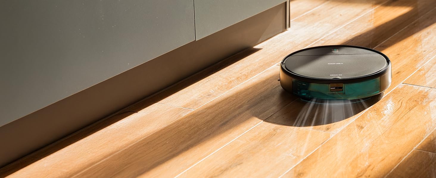 Робот-пилосос Cecotec Conga M10 X-Treme з гіроскопічною навігацією та керуванням через додаток. Потужність 2000Pa, функція прибирання, пилососа та миття підлоги, час роботи до 120 хвилин, датчики перешкод та 2 бічні щітки.