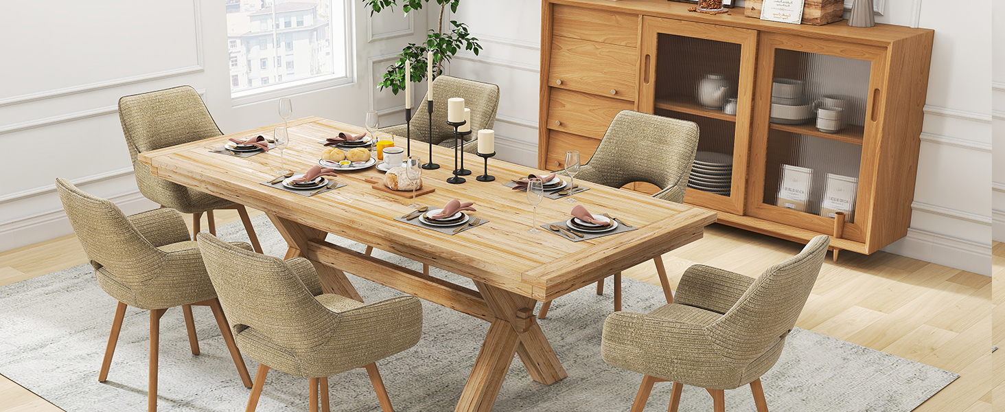 Набір з 4 обертових стільців для їдальні з підлокітниками, м'який стілець з металевими ніжками, оксамитовий, бежевий