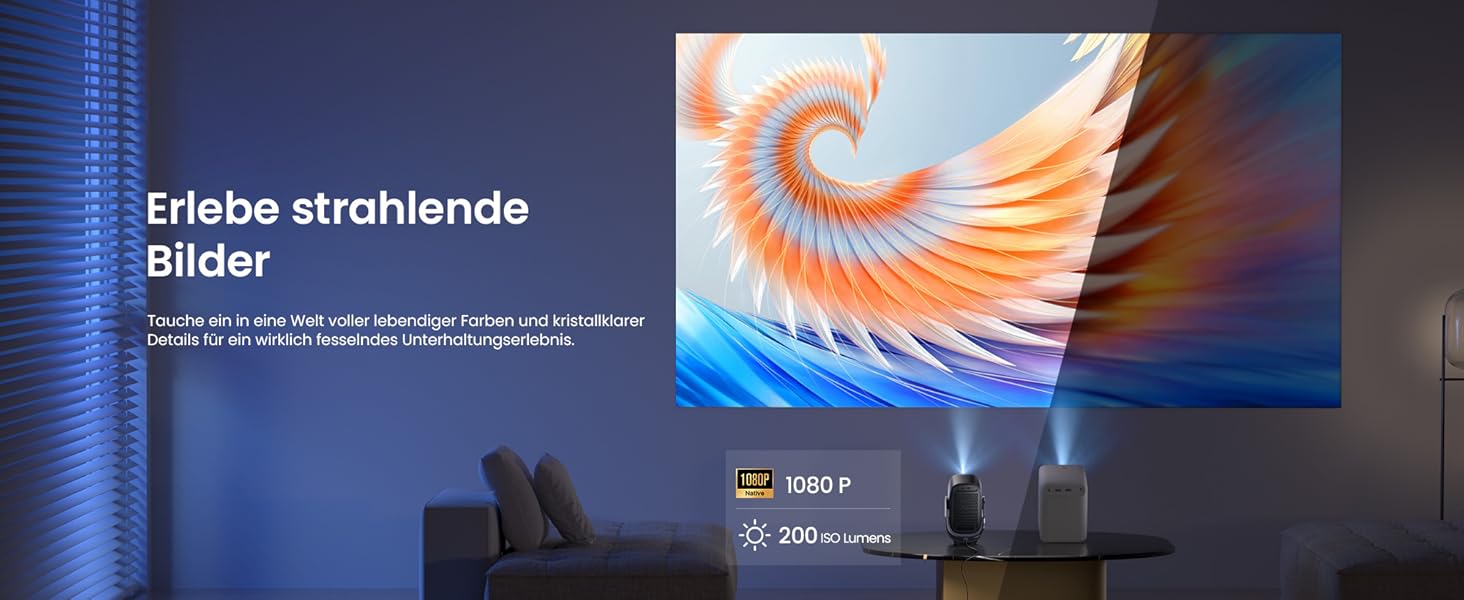 Dangbei N2 mini Smart проєктор: 1080P Full HD, Wi-Fi, Bluetooth, Dolby Sound, Автофокус, для домашнього кінотеатру