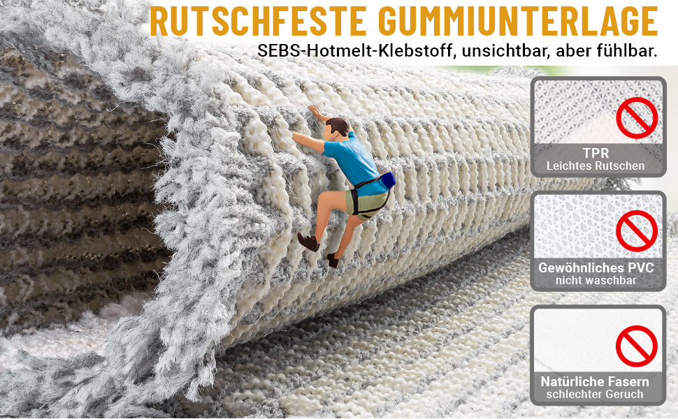 Набір килимків для ванної кімнати, антиковзні килимки, килимок для ванної кімнати (2 шт), стиль бохо, для ванної, спальні, вітальні, прання, душ, декор, 51 x 120 см + 41 x 61 см, коричнево-білий (сіро-білий)