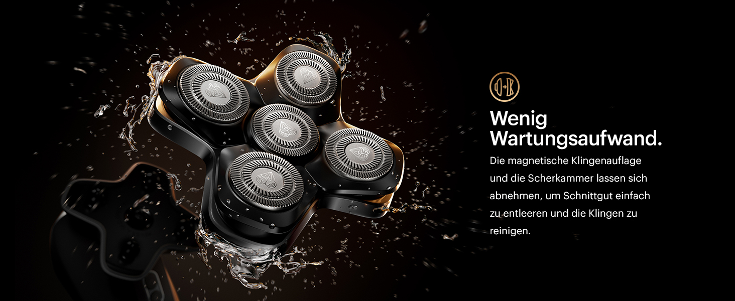 Електричний бритва для голови MANSCAPED The Dome Shaver PRO для чоловіків, 5 плаваючих лез SkinSafe, FlexAdjust, водонепроникна, USB-C/індукційна зарядка, акумуляторна, з блокуванням для подорожей