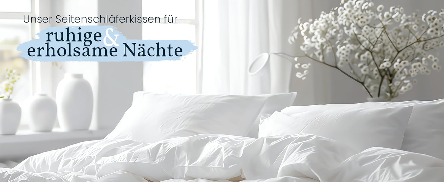 Подушка для сну на боці Gentle North 40x145 см, довга анатомічна подушка для тіла з мікроволокном, що миється, для дорослих