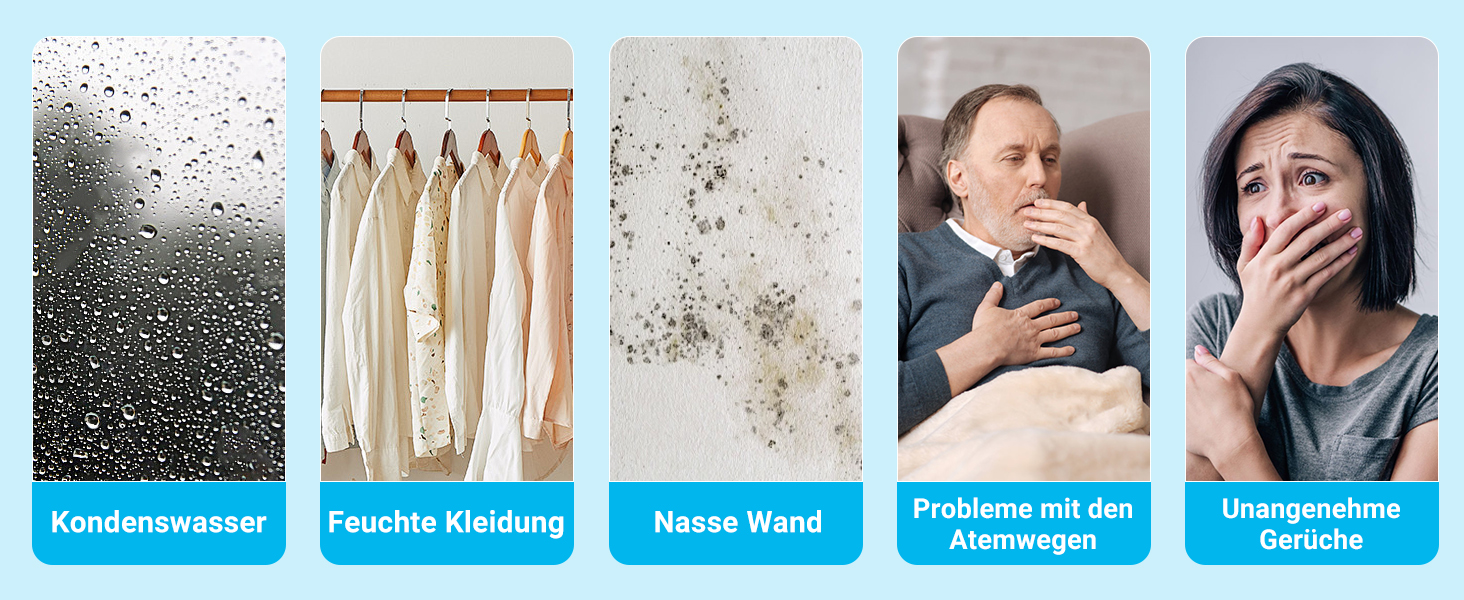 Зволожувач повітря Pasapair – автоматичний осушувач для дому до 120 м³ (20 м²) з таймером, 3 режими роботи, цифровий дисплей, шланг для відведення конденсату. Захист від вологи та плісняви.