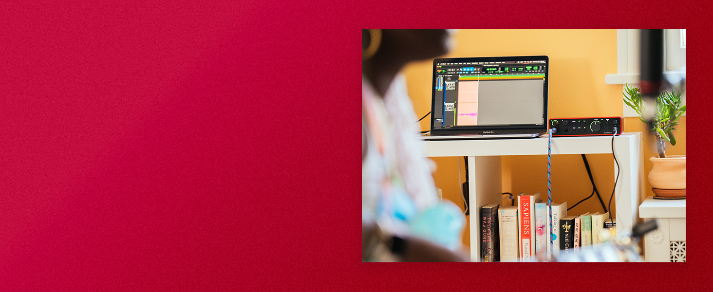 Аудіоінтерфейс Focusrite Scarlett 2i2 4-го покоління USB
