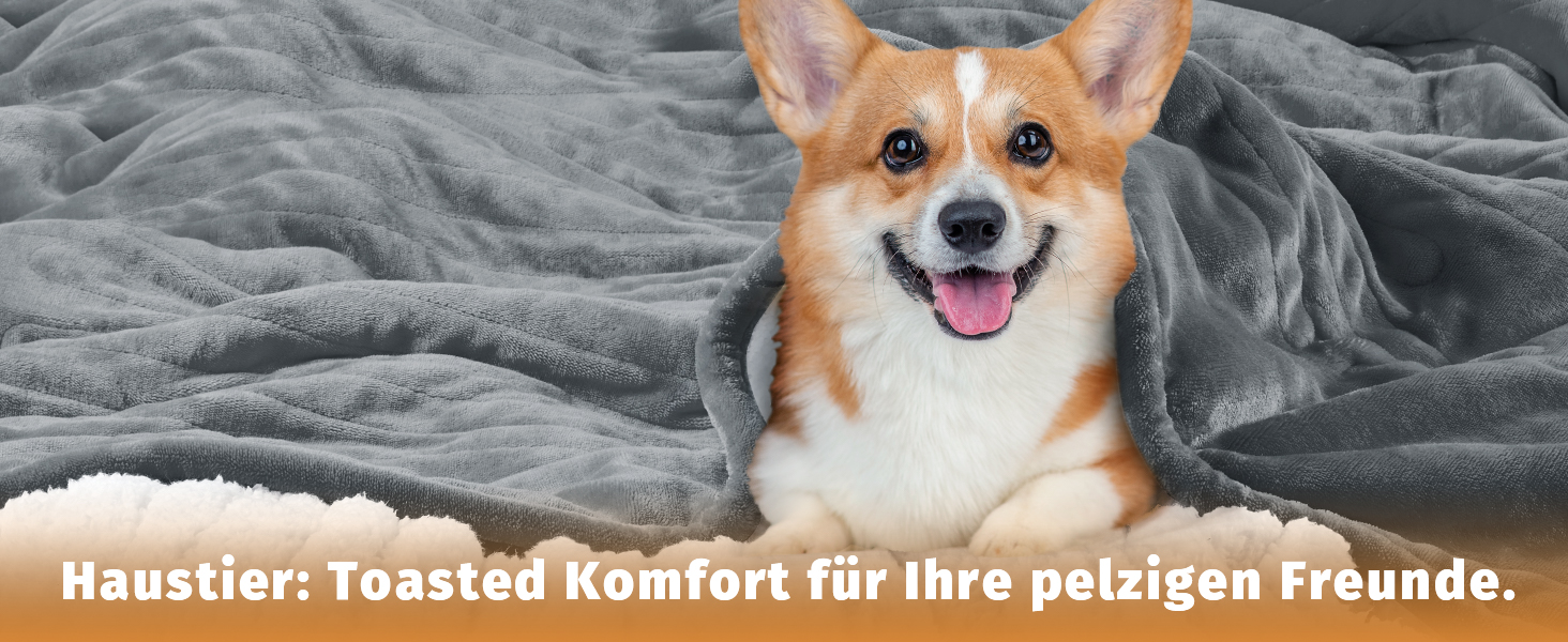 Електрична ковдра BOMOVA з автовимкненням, 130x180 см, сіра. Тепла, пухнаста ковдра для дому, подарунок на Різдво. 10 температурних режимів, таймер 5 годин.