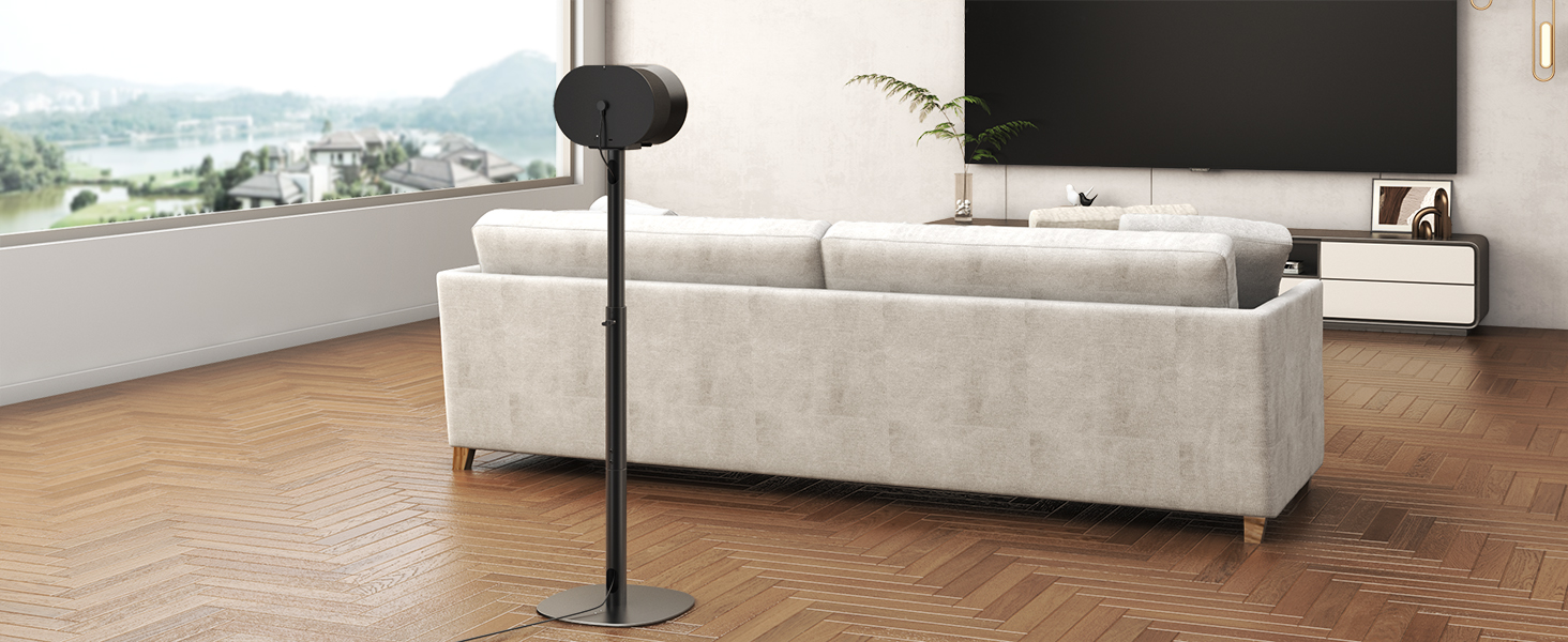 Стійки для колонок SONOS Era 100/100 SL/300, регульовані, 74-99 см, до 5 кг, 2 шт. (Чорні)
