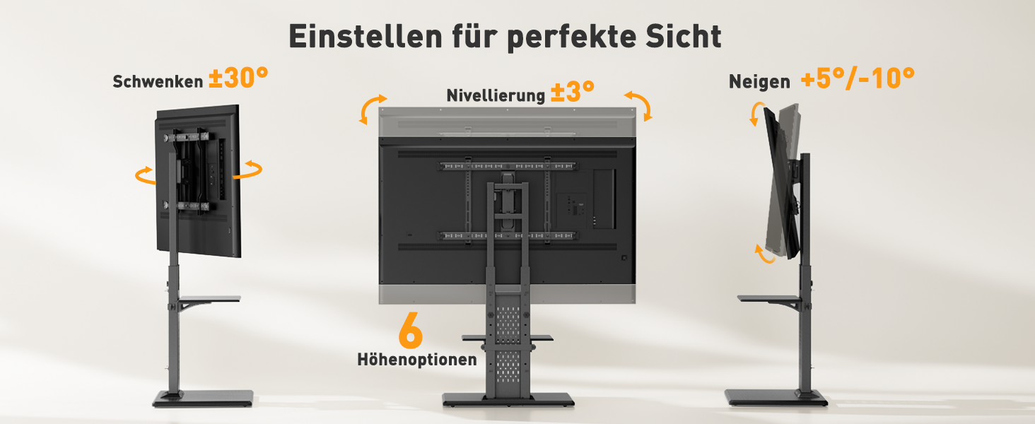 Підставка для телевізора Perlegear з кріпленням для 32-86