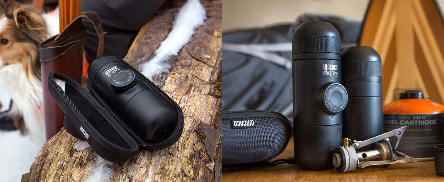 WACACO Minipresso NS2 - портативна кавомашина для капсул Nespresso та NS, чорна