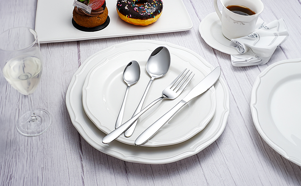 Набір столових приборів Karl Hausmann на 12 осіб (72 шт.) - нержавіюча сталь, безпечний для миття в посудомийній машині