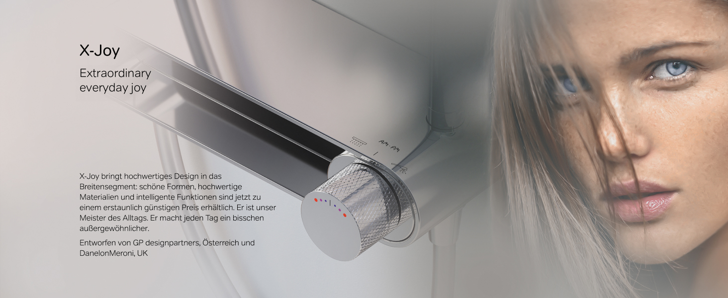 Змішувач для ванни AM.PM X-Joy чорного матового кольору з виливом, одноручний, для ванни та душу, FXA10022