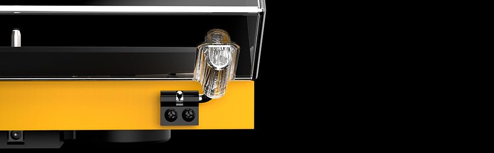 Програвач вінілу Pro-Ject Debut Carbon EVO з карбоновим тонармом, електронним перемикачем швидкості та голкою Ortofon 2M Red, глянцевий чорний
