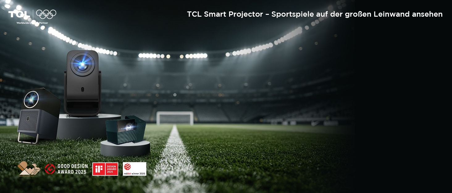 TCL C1 Smart Mini Beamer 4K: Проектор з Google TV, Netflix, Wi-Fi, Bluetooth, Автофокус, Keystone, Dolby Audio 8W