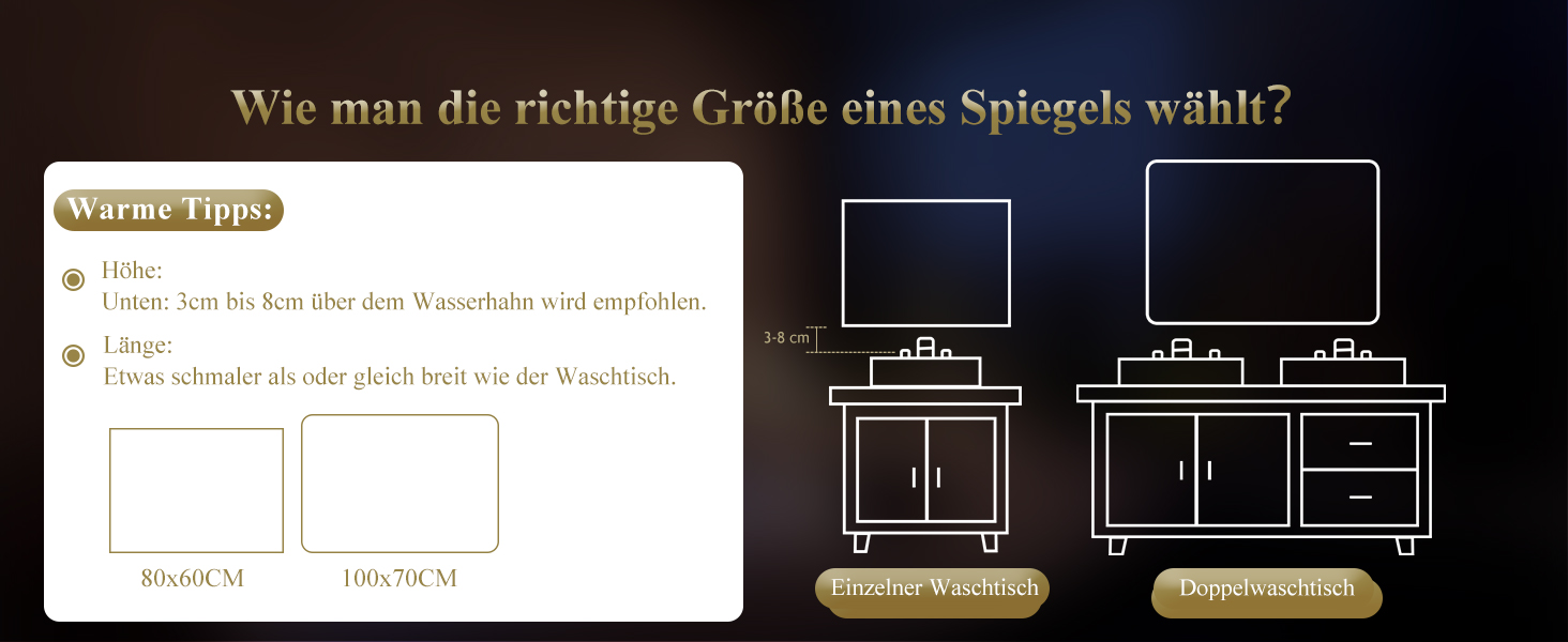 Дзеркало для ванної кімнати S'bagno з підсвічуванням 80x60 см, Bluetooth, 5x лупа, протитуманне покриття, 3 кольори, регулювання яскравості, пам'ять налаштувань, загартоване скло, IP44 вологостійкість, горизонтальне/вертикальне встановлення