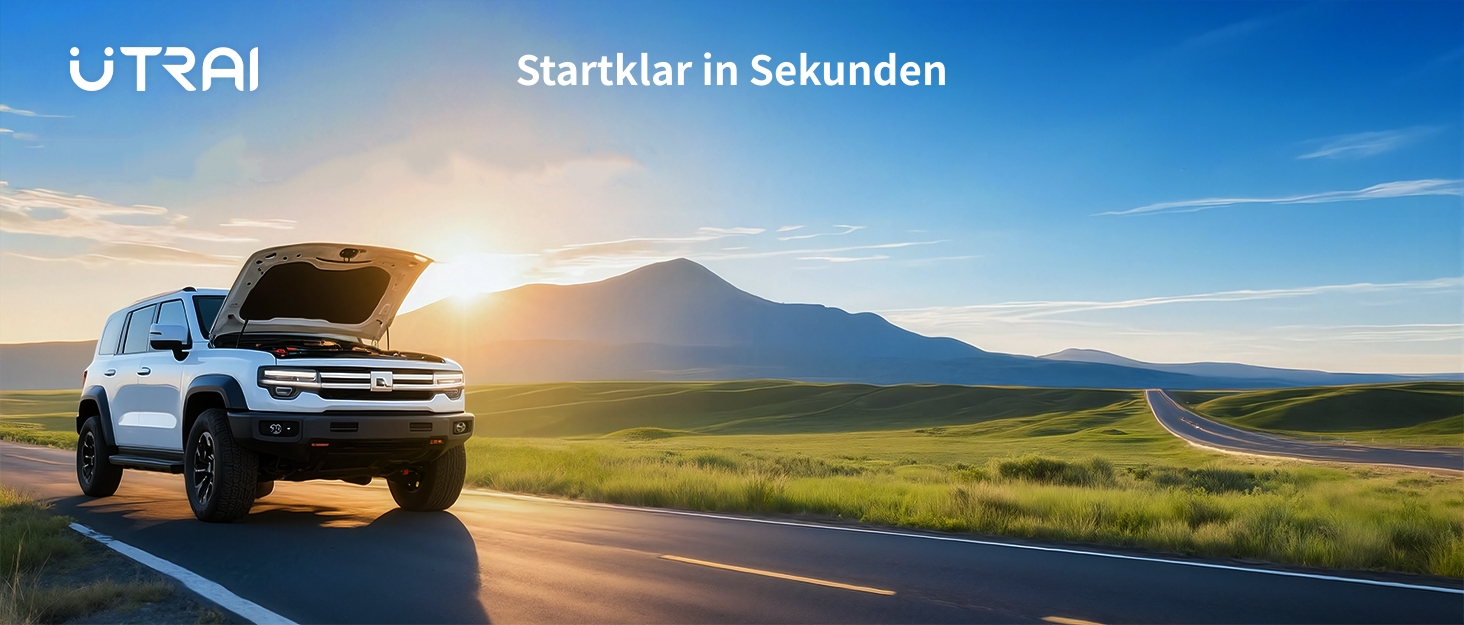 Powerbank-пусковий пристрій UTRAI 7000A з компресором та OBD-сканером. 2000 люмен LED, 160W DC, для бензинових та дизельних авто