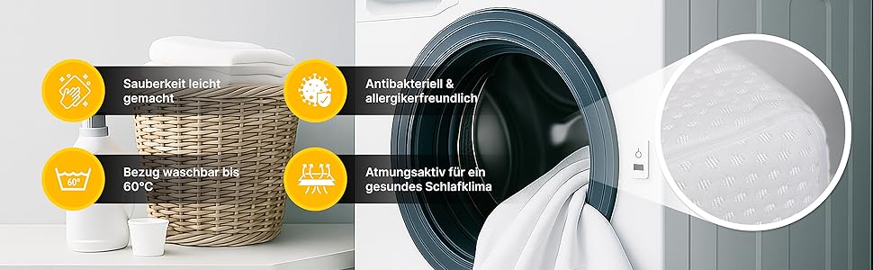 Підніжка для ніг Medicline Venenkissen – ергономічна, для кращого кровообігу, дихаюча, для алергіків, сертифікат Oeko-TEX®, Made in Germany