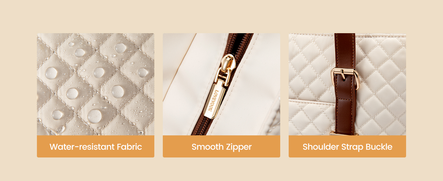 Сумка для ноутбука LOVEVOOK 15.6 дюймів для жінок з відділенням для ланчу, сумка-шоппер, ділова сумка, портфель, сумка для навчання, середнього розміру, водонепроникна, чорна