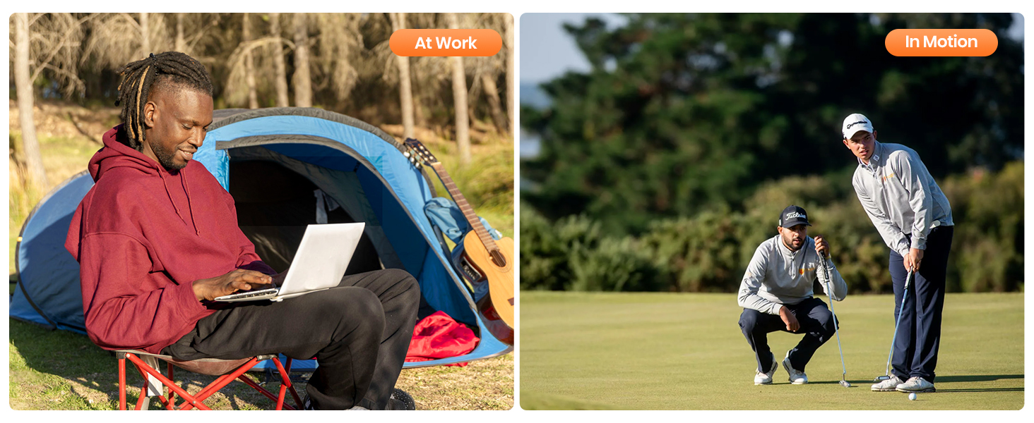 Електричний грілка для рук Warmco 2 шт., 10000mAh, USB Powerbank, 3 рівні нагріву, для чоловіків та жінок, Outdoor, Гольф, кемпінг, чорний