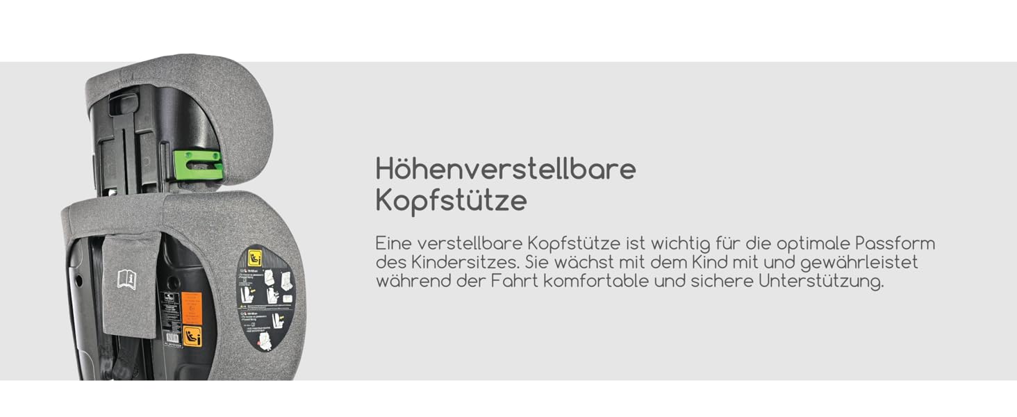 Автокрісло Lorelli Adventure i-Size 9-36кг, сіре - з регульованою підголівником та 5-точковим ременем безпеки