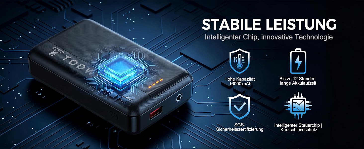 Зігріваючий флісовий жилет для жінок з PowerBank 16000mAh, чорний