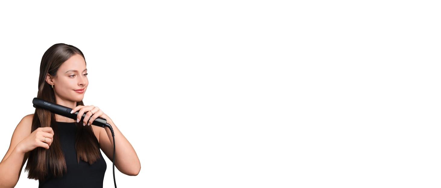Праска для волосся Glätteisen – Тест-переможець 2025, 100 днів на тест, LCD-дисплей, швидке нагрівання (20 сек) для блискучого та гладкого волосся