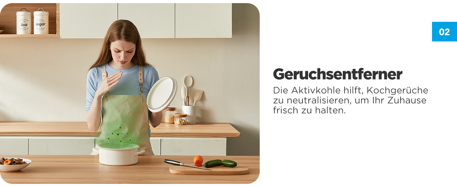 Повітряочисник GoveeLife Mini для спальні з HEPA-фільтром, керування через додаток Alexa, проти шерсті тварин, запахів, пилку, диму. Портативний очисник повітря з 3 швидкостями, 2 режимами, таймером та аромадифузором