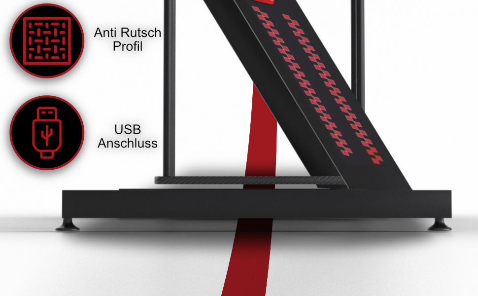 Ігровий стіл MY SIT Titan 140 см з підсвічуванням LED, тримачем для навушників, тримачем для ПК та напоїв, кабельною організацією, чорний