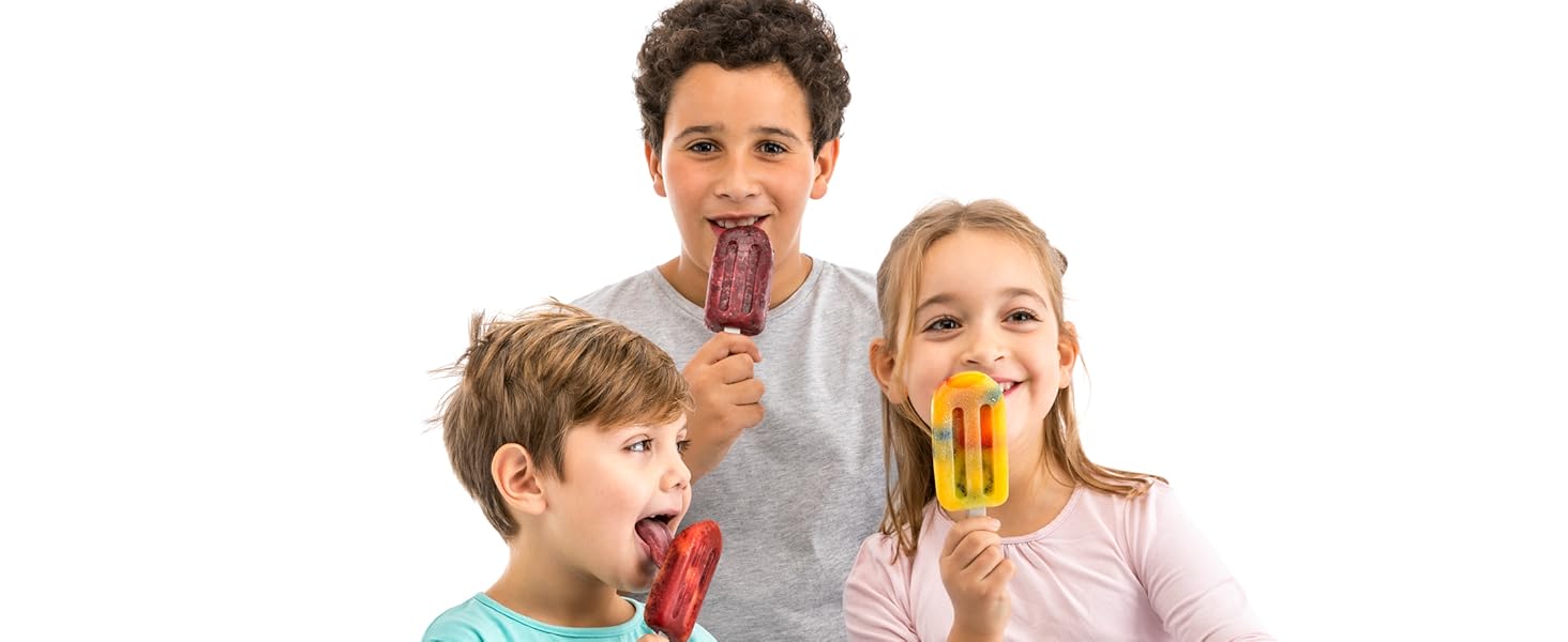 Набір Lékué для морозива Creamy (4 форми + контейнер), коричневий