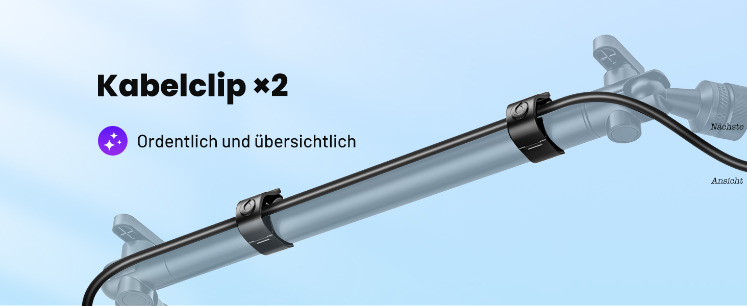 CAHAYA Мікрофонний стійкий кронштейн Boom Arm Professional: Регульований мікрофонний кронштейн з подовжувачем, дизайн під монітор для стрімінгу та запису, вантажопідйомність до 2.5 кг