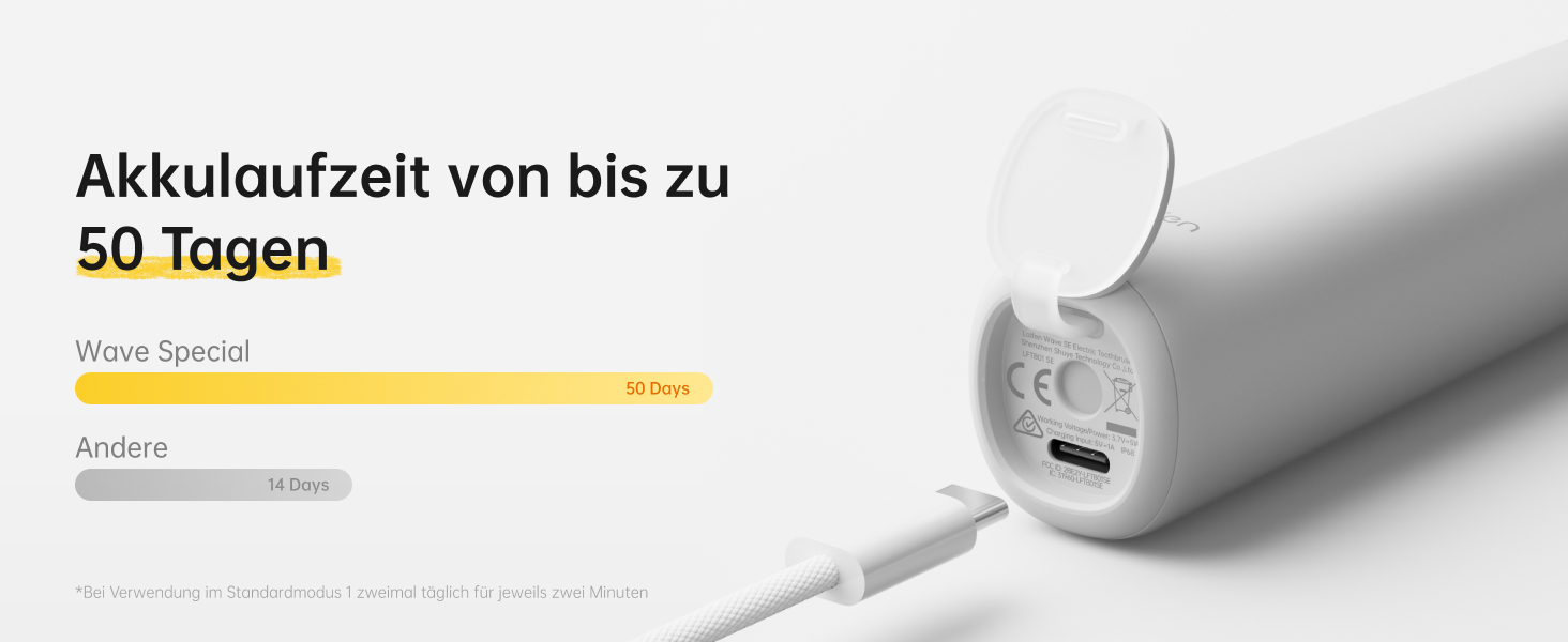 Електрична зубна щітка Laifen Wave Spezial з осциляцією та вібрацією, звукова, для дорослих, з додатком, 2 насадки (зелена)
