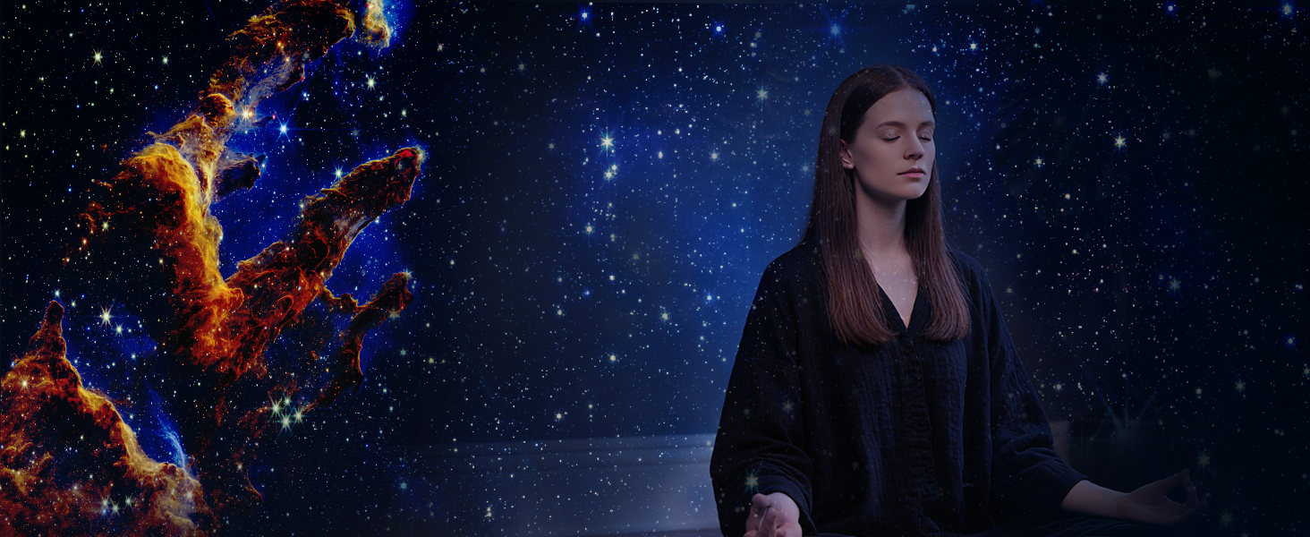 Проєктор зоряного неба Sternenhimmel: Галактика, планетарій, нічник для дітей та дорослих - чорний