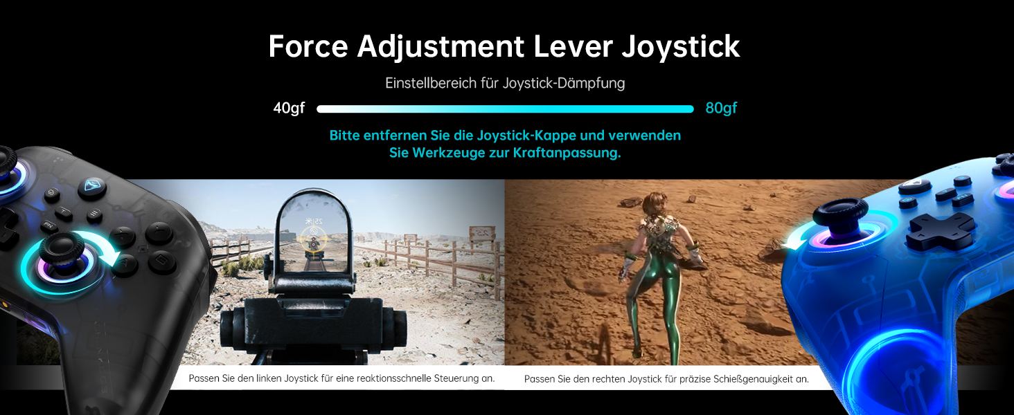 Machenike G3V2: Бездротовий геймпад для PC, Switch, iOS, Android з RGB-підсвіткою та програмованими кнопками