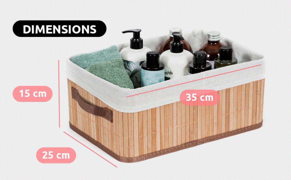 Бамбуковий кошик для білизни знімним мішком - стильний органайзер для ванної, спальні або пральні, декоративне зберігання в стилі SPA (природний, прямокутний)