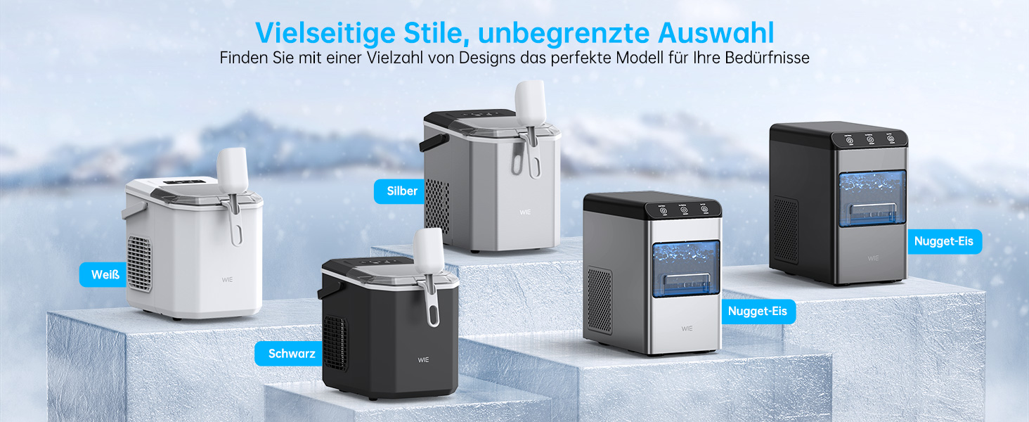 Машина для приготування льоду Ice Maker 1.3л, чорна, для кухні, офісу, барів, вечірок. Швидке приготування 9 кубиків за 6 хвилин, самоочищення, тиха робота.