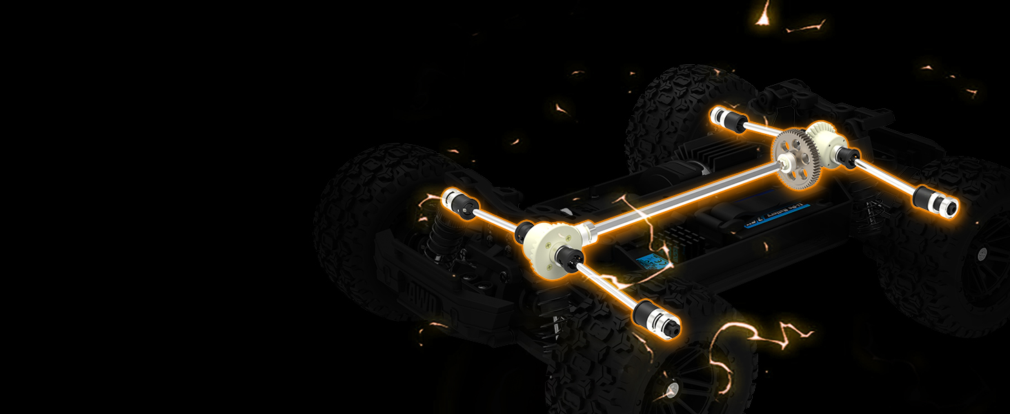 Радіокерований позашляховик Haiboxing 1/18 4WD 36 км/год - RC Monster Truck для дітей та дорослих 18859E