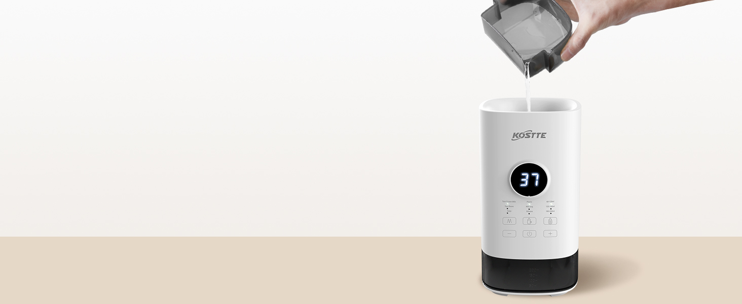 Підігрівач для пляшечок KOSTTE - універсальний, для грудного молока та суміші (білий)