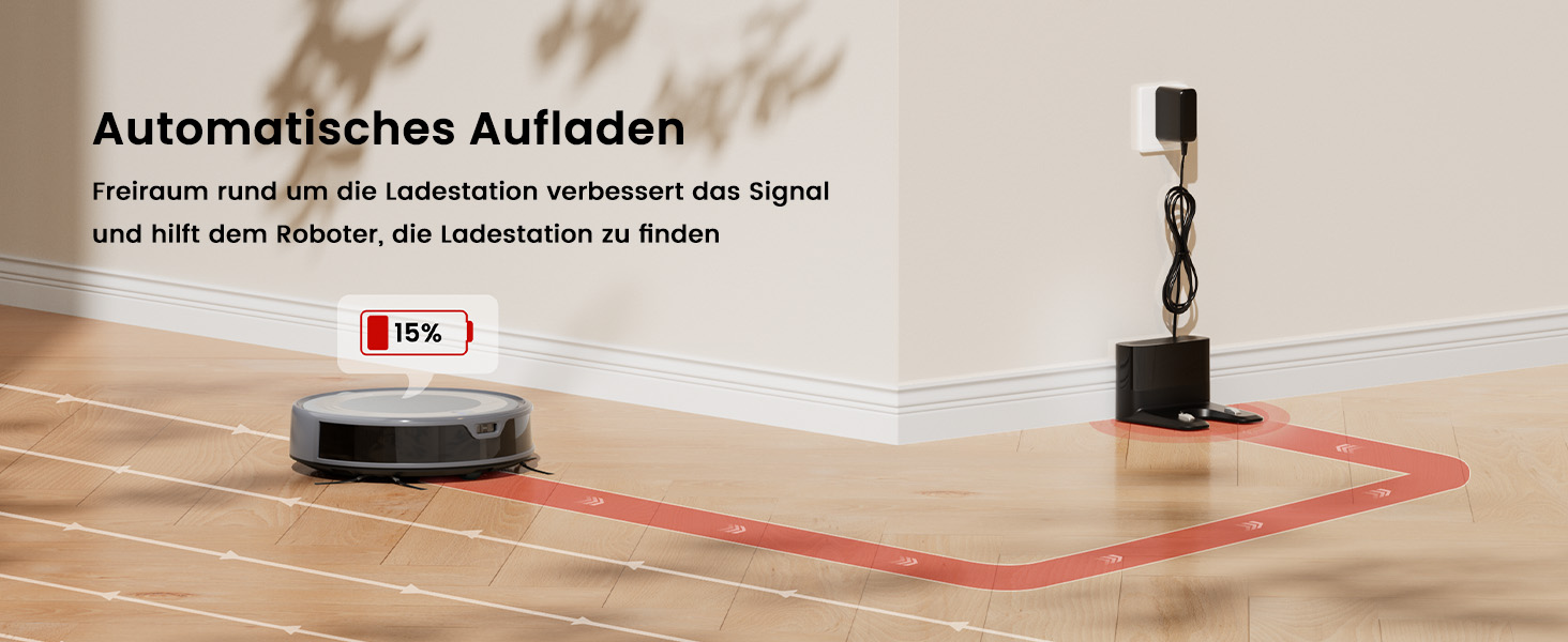 Робот-пилосос LEFANT M310 Ultra з вологою тканиною, лазерною навігацією ToF, потужністю 6000Pa, 7.9 см заввишки, розпізнавання килима, ідеальний для шерсті тварин та твердих підлог, керування через додаток/Alexa, сірий колір