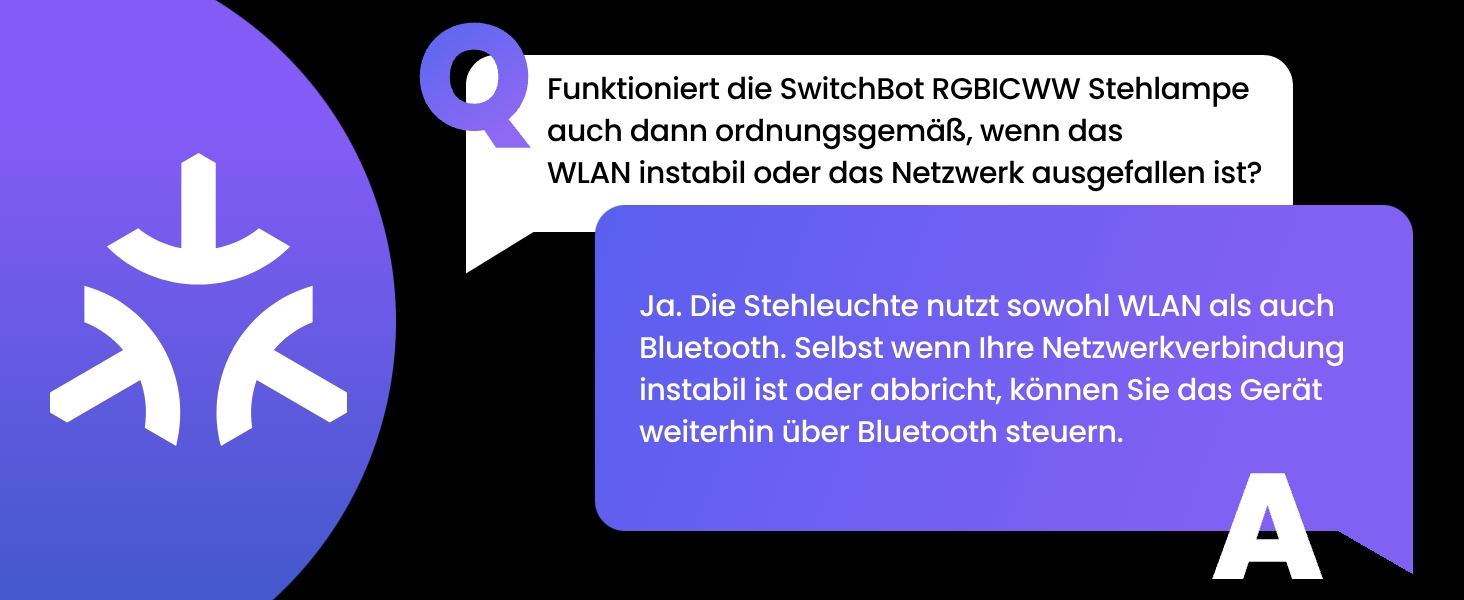SwitchBot Matter RGBICWW Настільна лампа для вітальні та спальні, димується, з підтримкою Apple Home, Alexa, Google Home, керування через APP, музичні та сценарні режими, чорна LED лампа