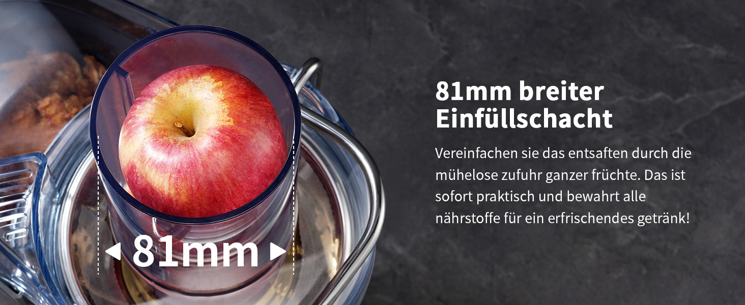 Електричний соковитискач GDOR 1300W для овочів та фруктів, 1250 мл, срібний