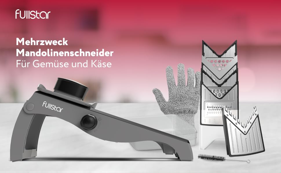 Мандоліна для овочів 7-в-1 з нержавіючої сталі: нарізчик, тертка, слайсер для овочів та фруктів - кухонний гаджет