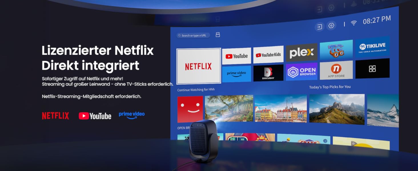 Dangbei N2 mini Smart проєктор: 1080P Full HD, Wi-Fi, Bluetooth, Dolby Sound, Автофокус, для домашнього кінотеатру