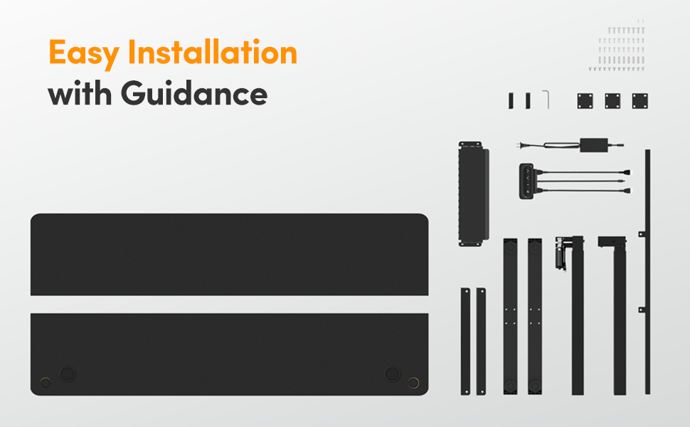 Електричний стіл Cubiker з регулюванням висоти, T-подійна металева ніжка, пам'ять налаштувань, антиколізійна система, біла стільниця