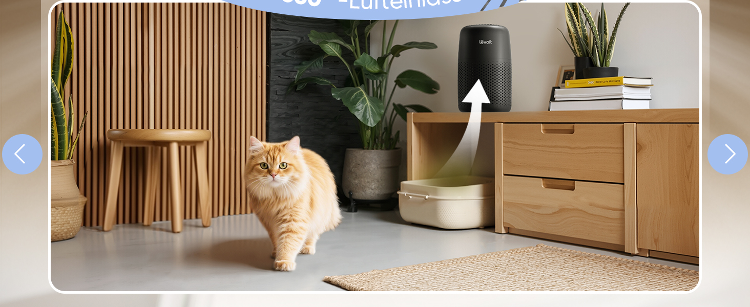 Повітряочисник LEVOIT Core Mini з ароматерапією, HEPA-фільтр, чорний